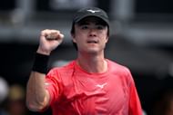 Taro Daniel at the 2024 Men's ASB Classic.